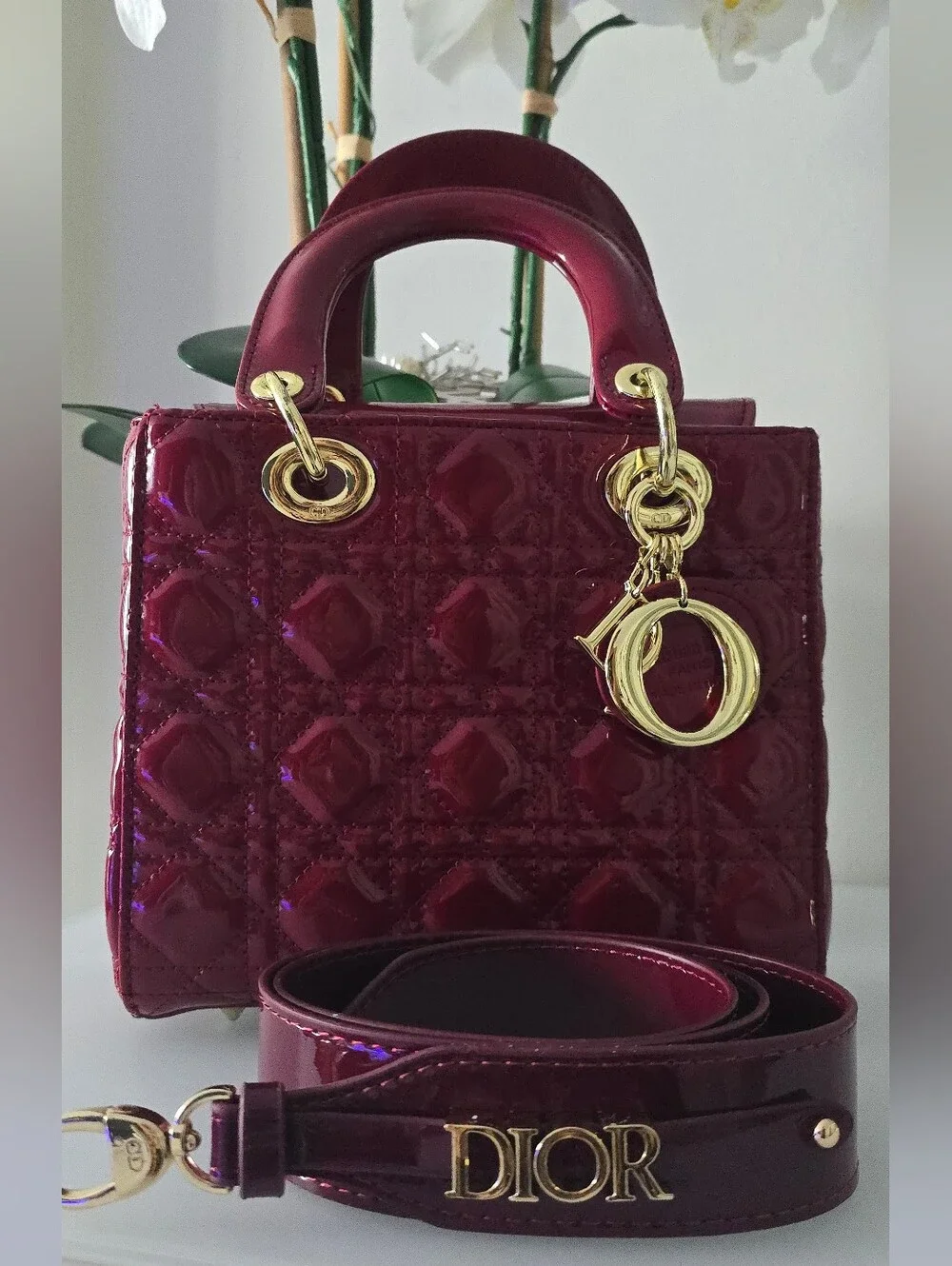 Lady cannage dior like madiu. 20 cm bag w log - not designer but …